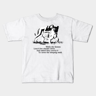 William Blake's "The Little Girl Lost" (black) Kids T-Shirt